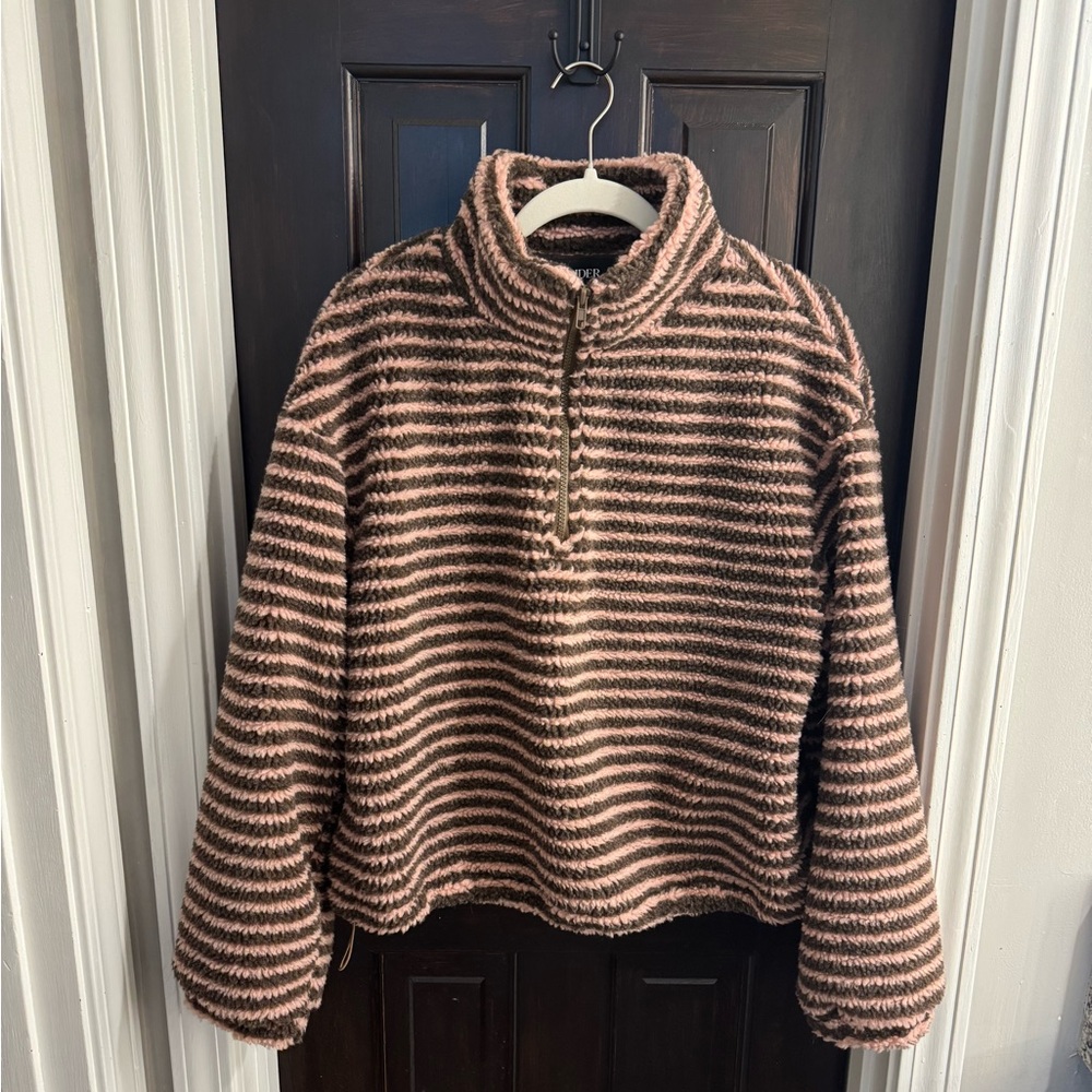 Cider striped fleece